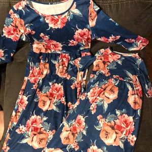 Mommy and me dress set